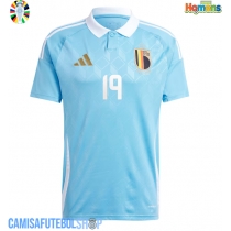Camisa de time de futebol Bélgica Johan Bakayoko #19 Replicas 2º Equipamento Europeu 2024 Manga Curta